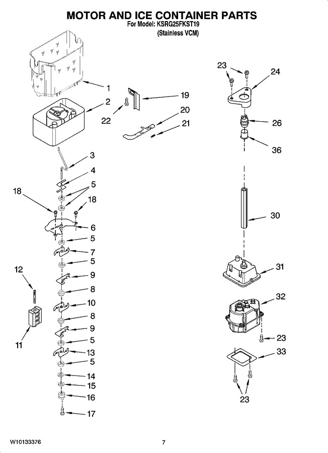 Diagram for KSRG25FKST19