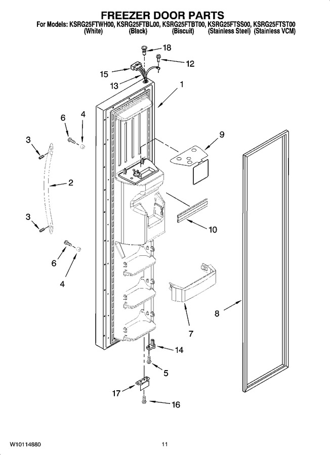 Diagram for KSRG25FTST00