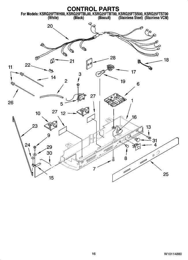 Diagram for KSRG25FTST00