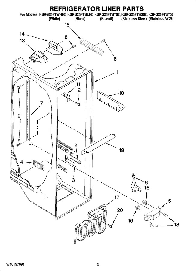 Diagram for KSRG25FTBL02