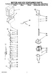Diagram for 05 - Motor And Ice Container Parts