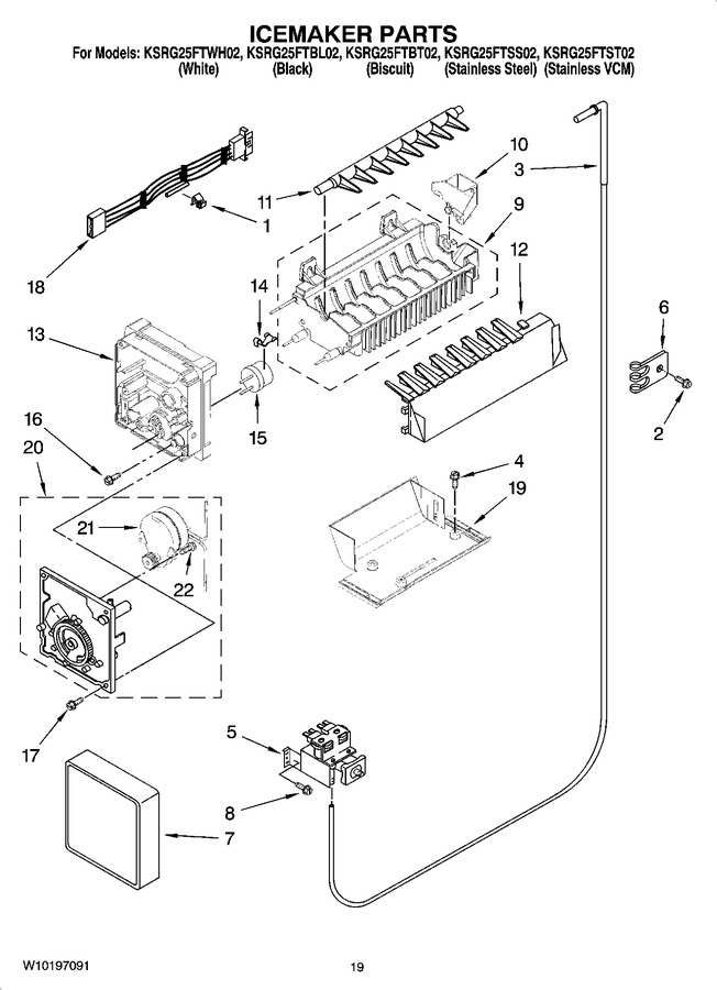 Diagram for KSRG25FTBL02
