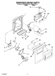 Diagram for 08 - Dispenser Front Parts