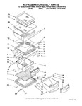 Diagram for 03 - Refrigerator Shelf Parts