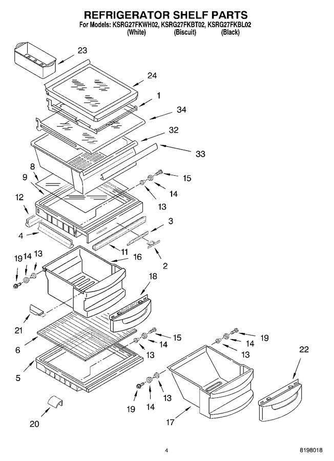 Diagram for KSRG27FKBL02