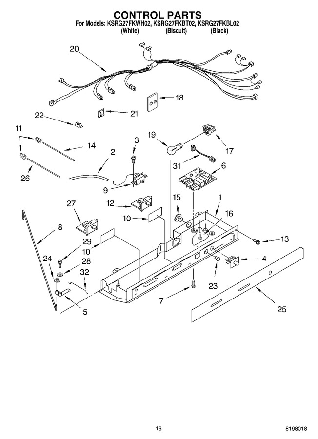 Diagram for KSRG27FKBL02