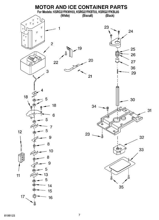 Diagram for KSRG27FKWH03