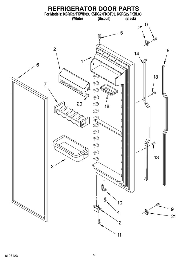 Diagram for KSRG27FKWH03