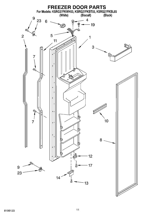 Diagram for KSRG27FKWH03