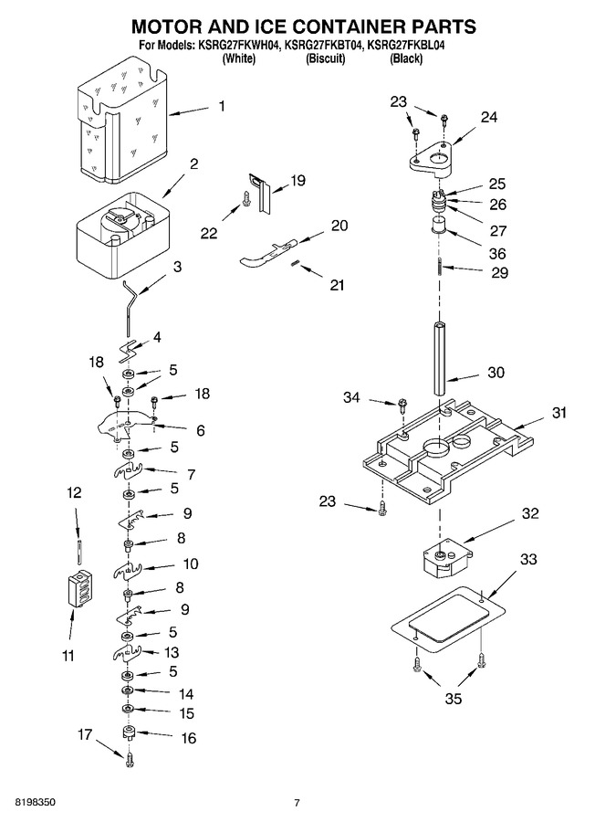 Diagram for KSRG27FKBL04