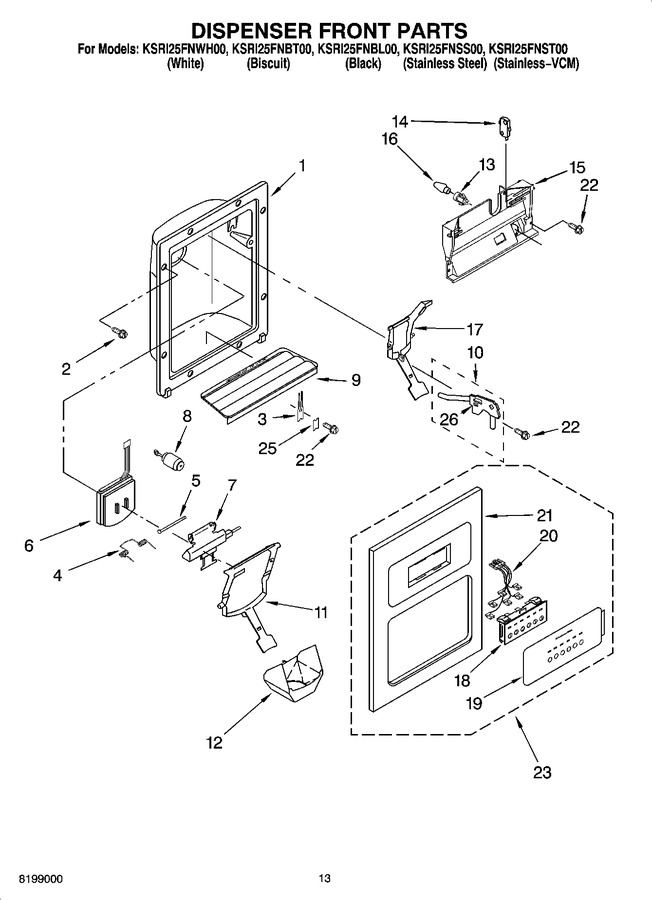 Diagram for KSRI25FNSS00