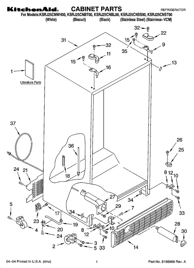 Diagram for KSRJ25CNWH00