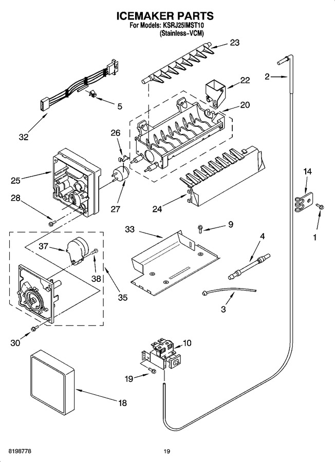 Diagram for KSRJ25IMST10