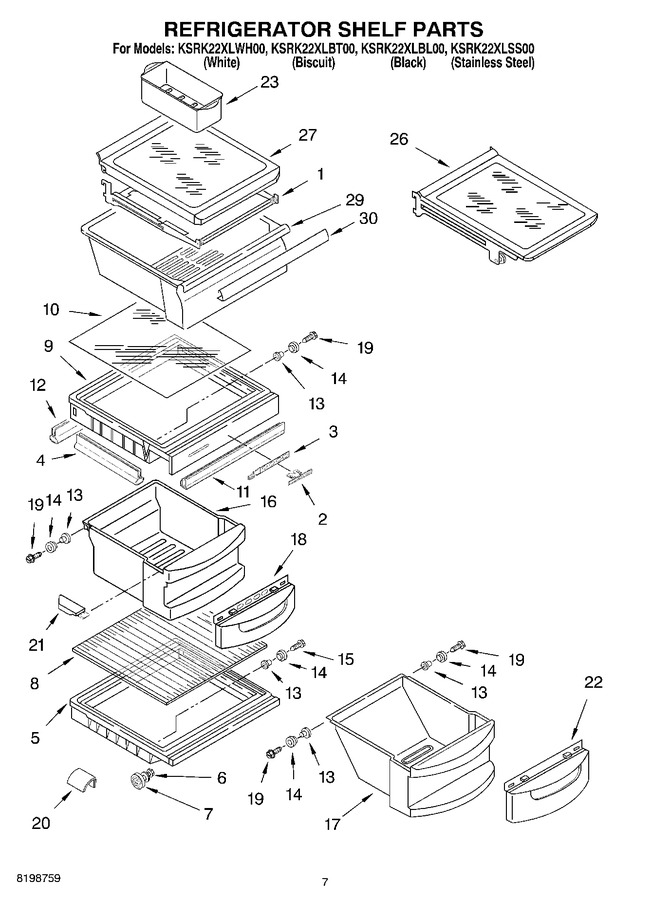 Diagram for KSRK22XLSS00