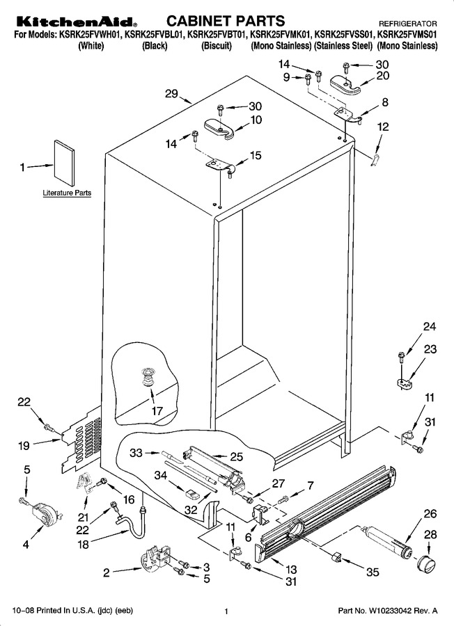 Diagram for KSRK25FVBL01