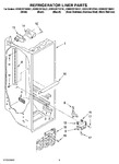 Diagram for 02 - Refrigerator Liner Parts