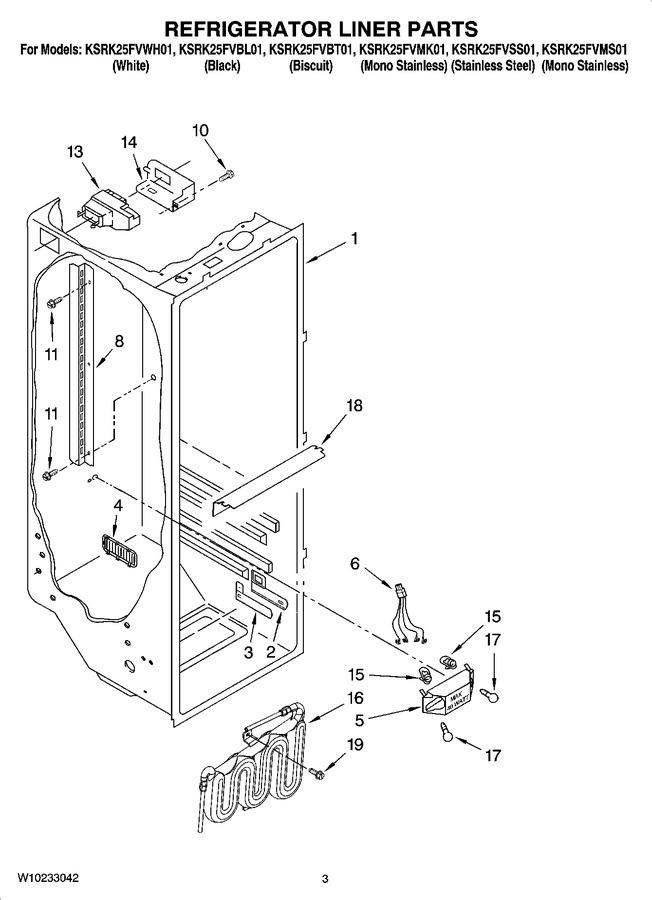 Diagram for KSRK25FVMS01