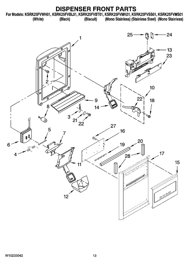 Diagram for KSRK25FVMS01