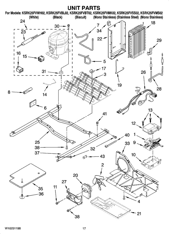 Diagram for KSRK25FVWH02