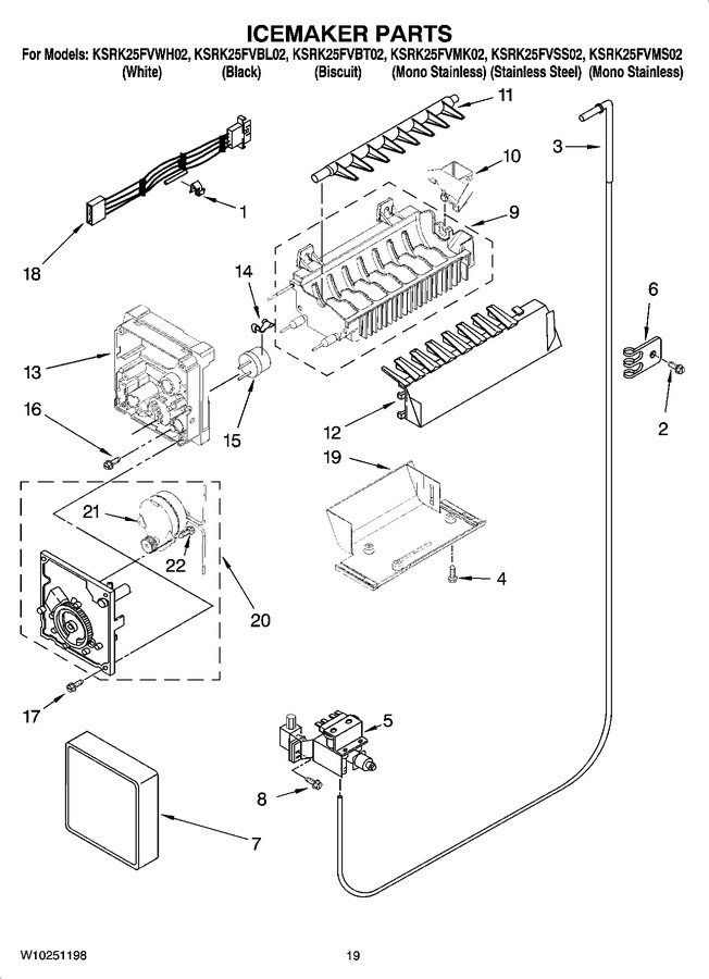 Diagram for KSRK25FVWH02