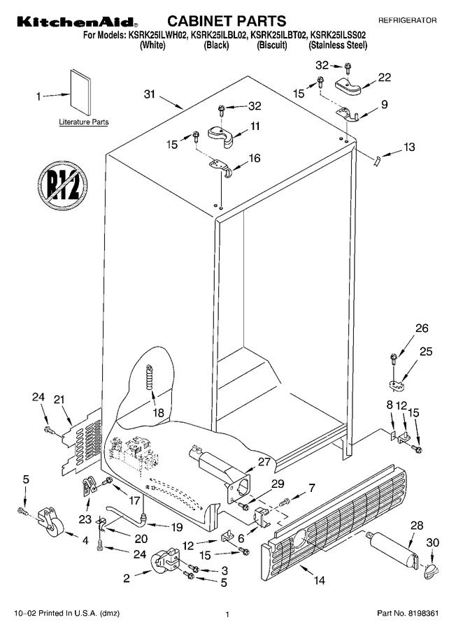 Diagram for KSRK25ILBT02