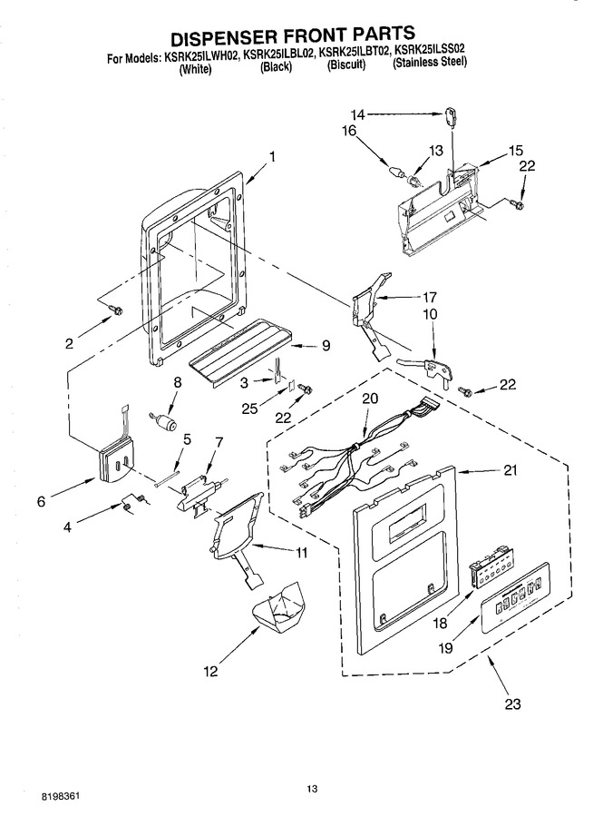 Diagram for KSRK25ILBT02