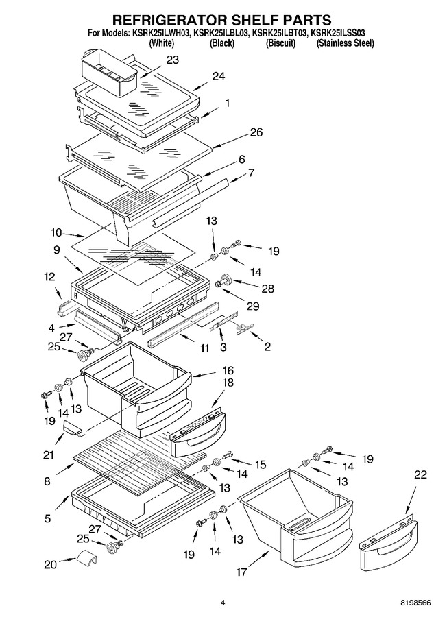 Diagram for KSRK25ILWH03