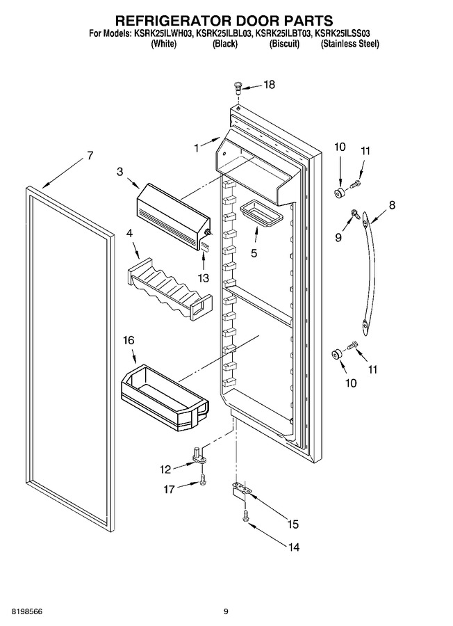 Diagram for KSRK25ILBL03