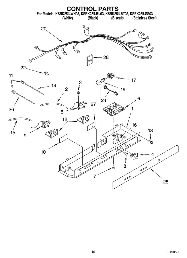 Diagram for KSRK25ILBL03