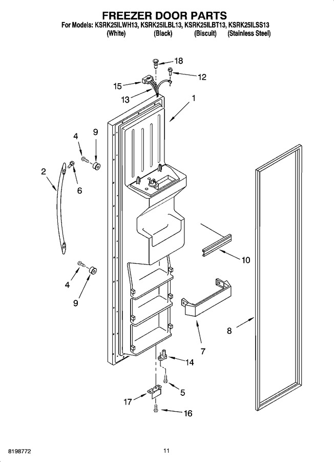 Diagram for KSRK25ILSS13