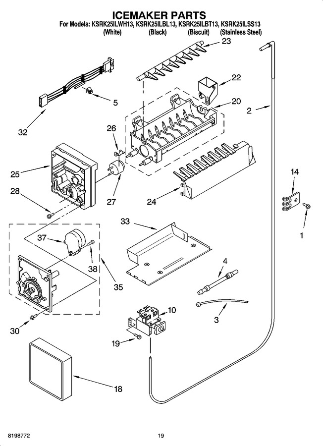 Diagram for KSRK25ILBL13