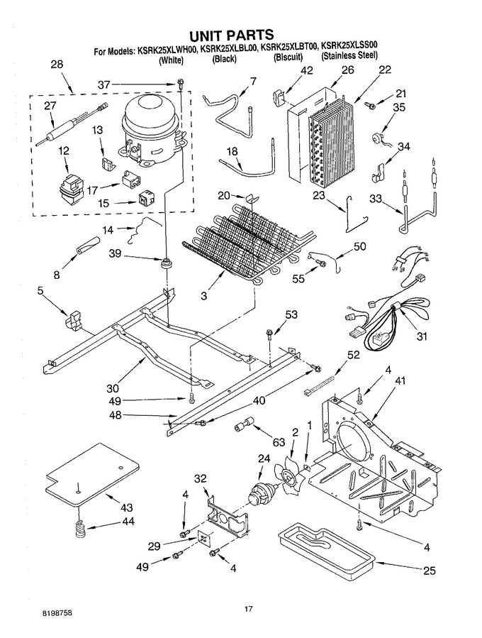 Diagram for KSRK25XLWH00