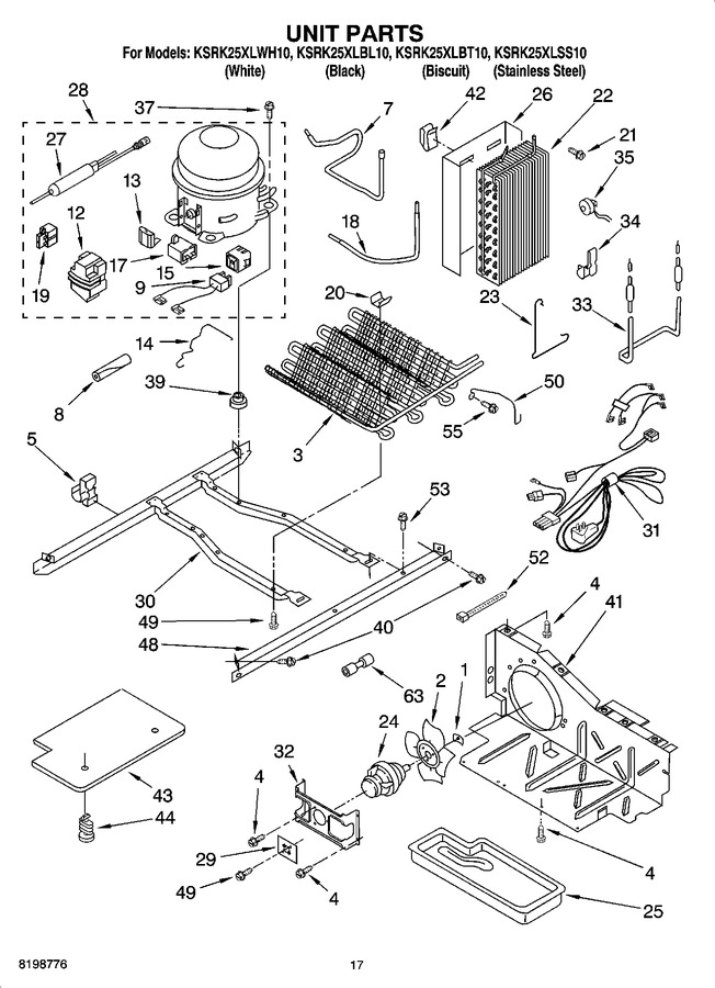 Diagram for KSRK25XLBL10