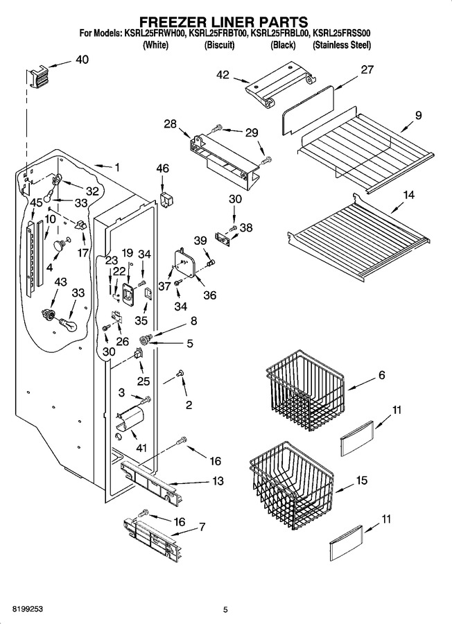 Diagram for KSRL25FRWH00
