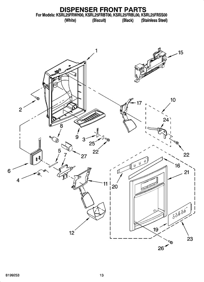 Diagram for KSRL25FRBL00