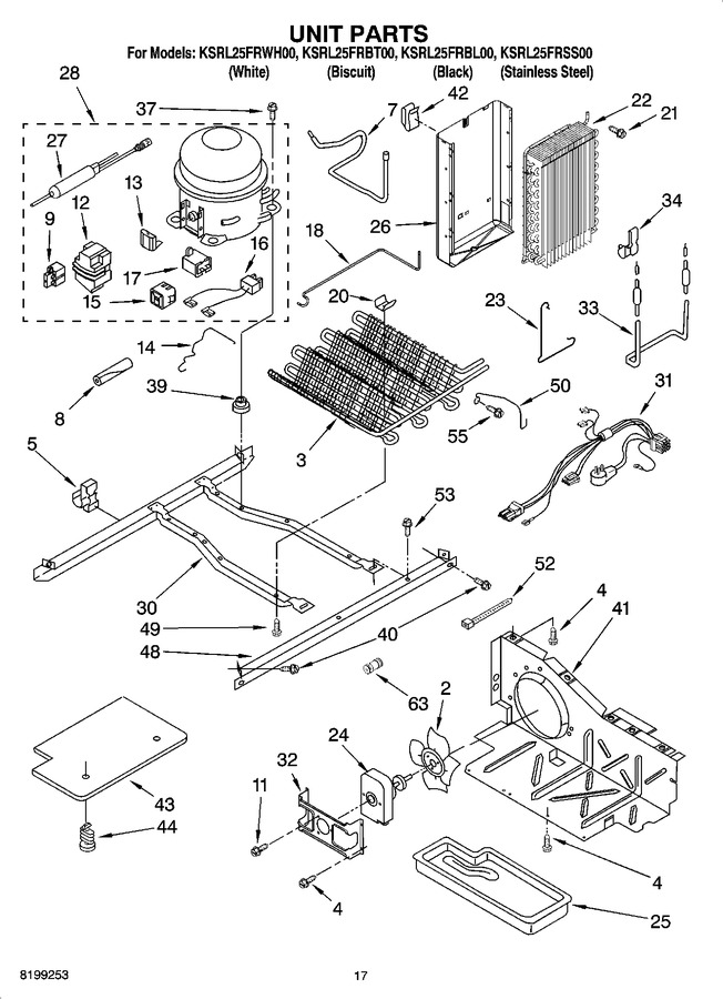 Diagram for KSRL25FRWH00