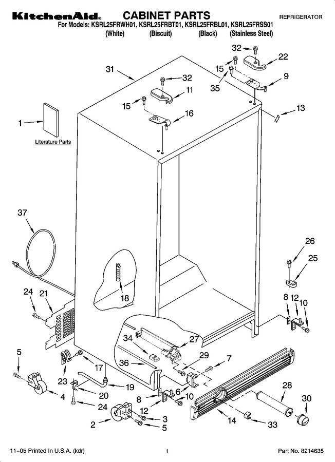 Diagram for KSRL25FRSS01