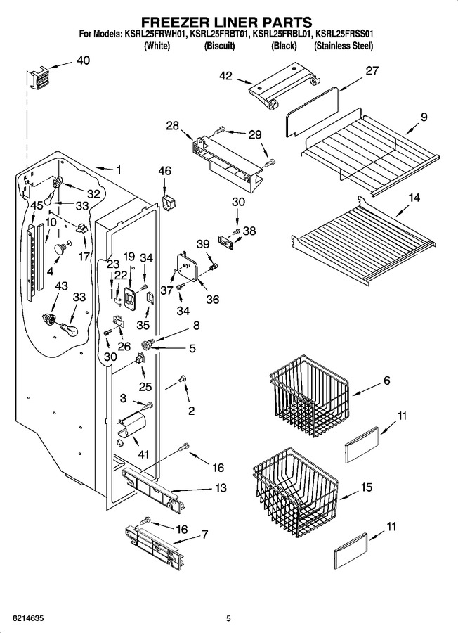 Diagram for KSRL25FRBL01