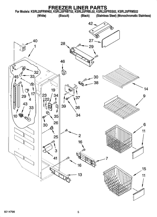 Diagram for KSRL25FRSS02