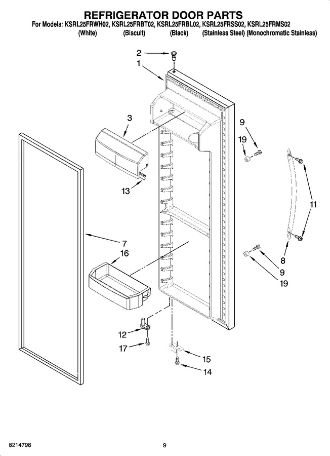 Diagram for KSRL25FRWH02