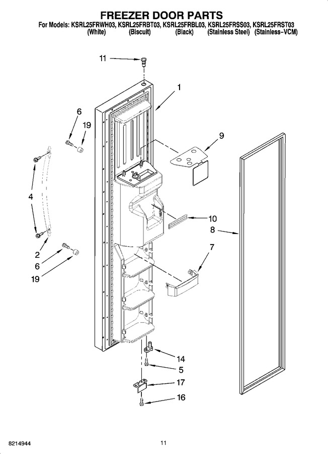 Diagram for KSRL25FRSS03