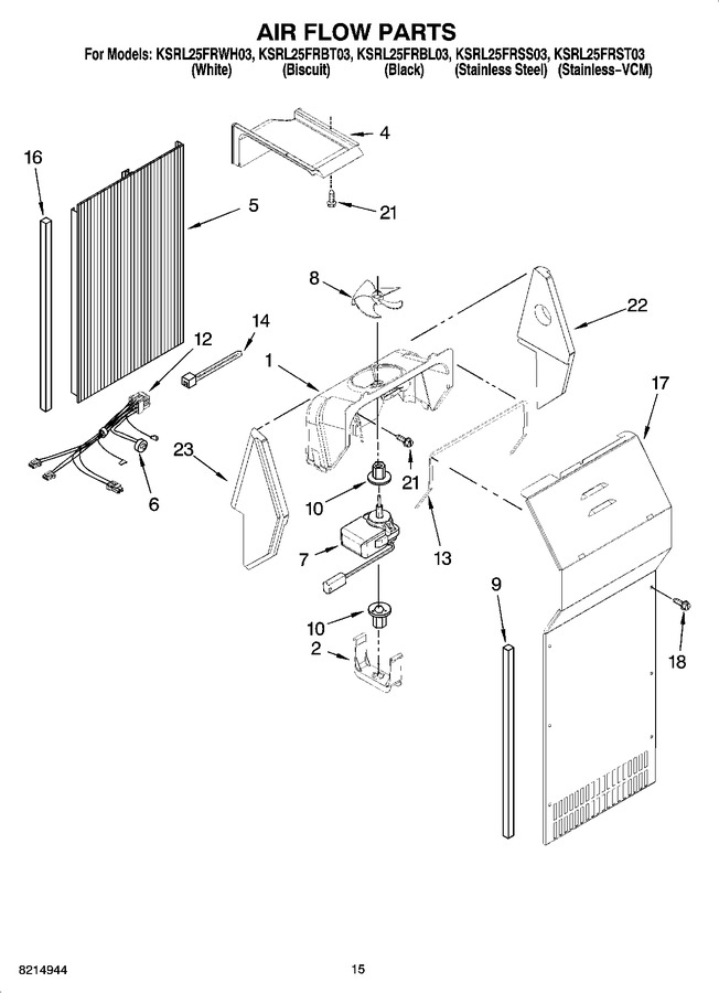Diagram for KSRL25FRWH03