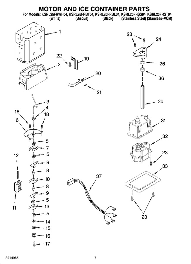 Diagram for KSRL25FRBT04