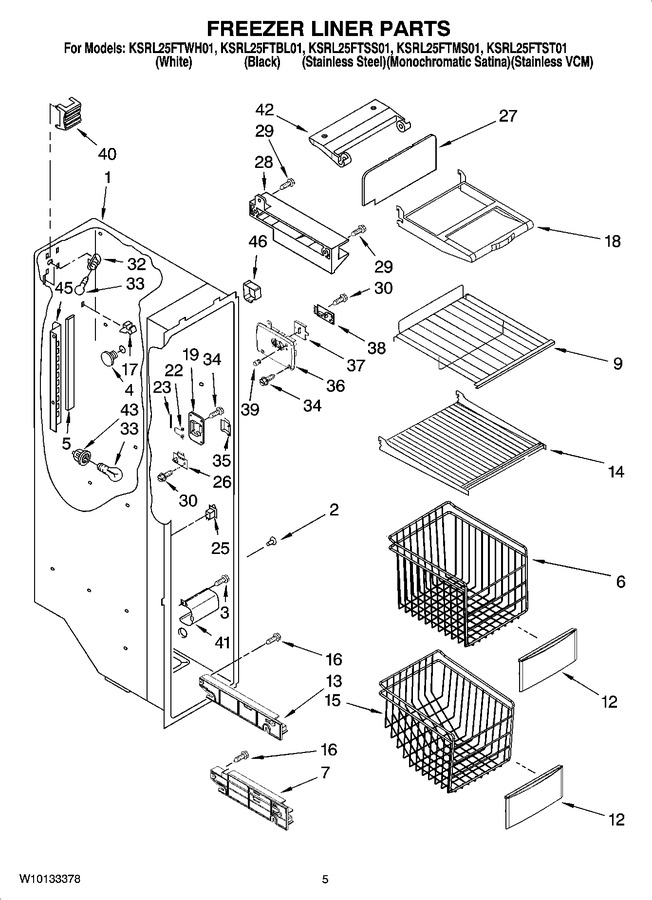 Diagram for KSRL25FTBL01