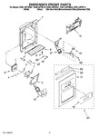 Diagram for 08 - Dispenser Front Parts