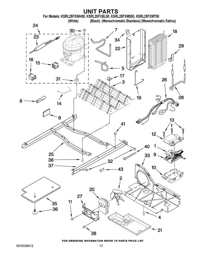 Diagram for KSRL25FXBL00