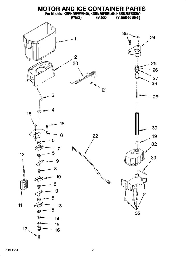 Diagram for KSRN25FRWH00