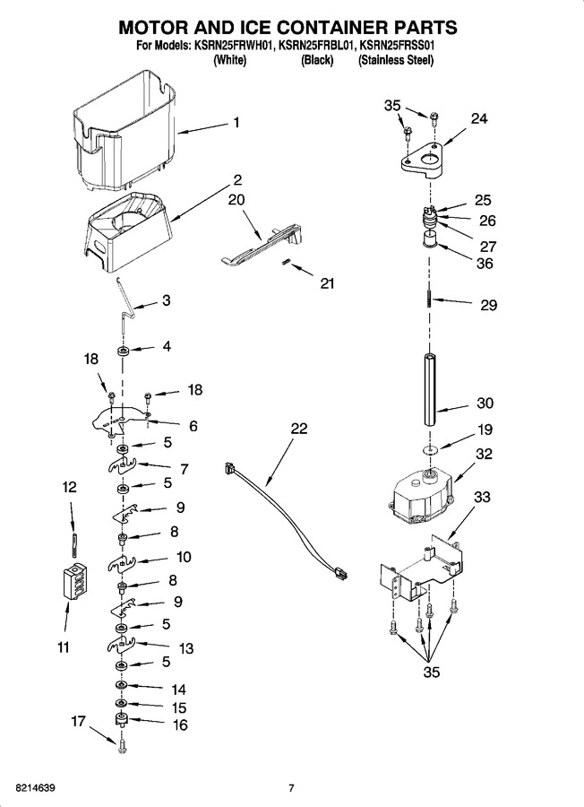 Diagram for KSRN25FRWH01