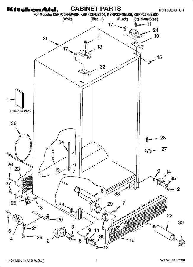 Diagram for KSRP22FNBT00