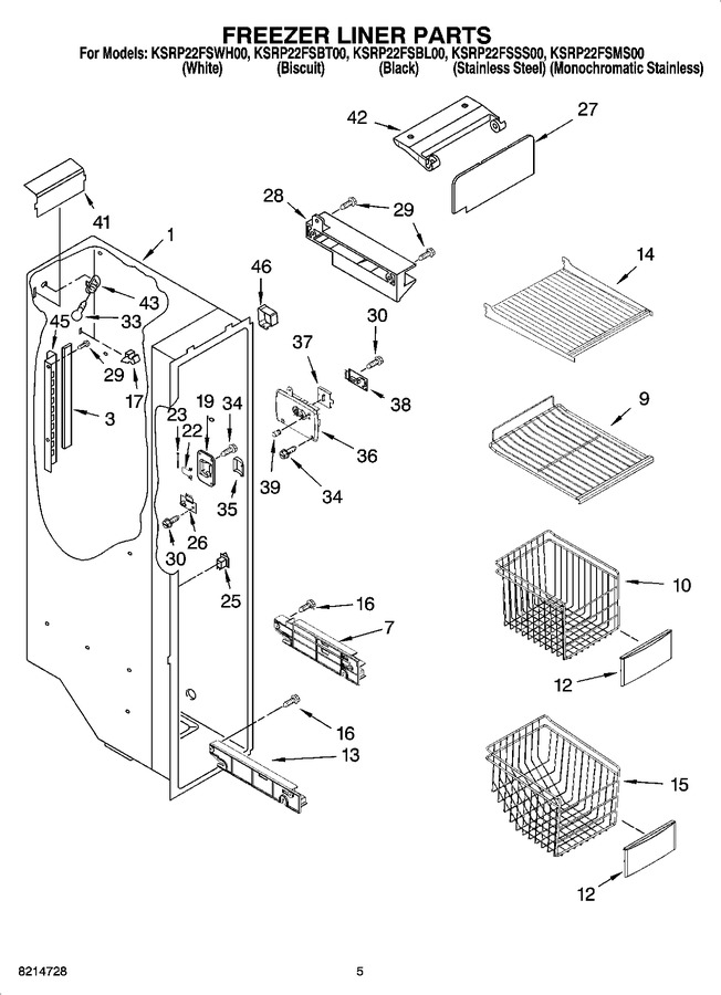 Diagram for KSRP22FSWH00